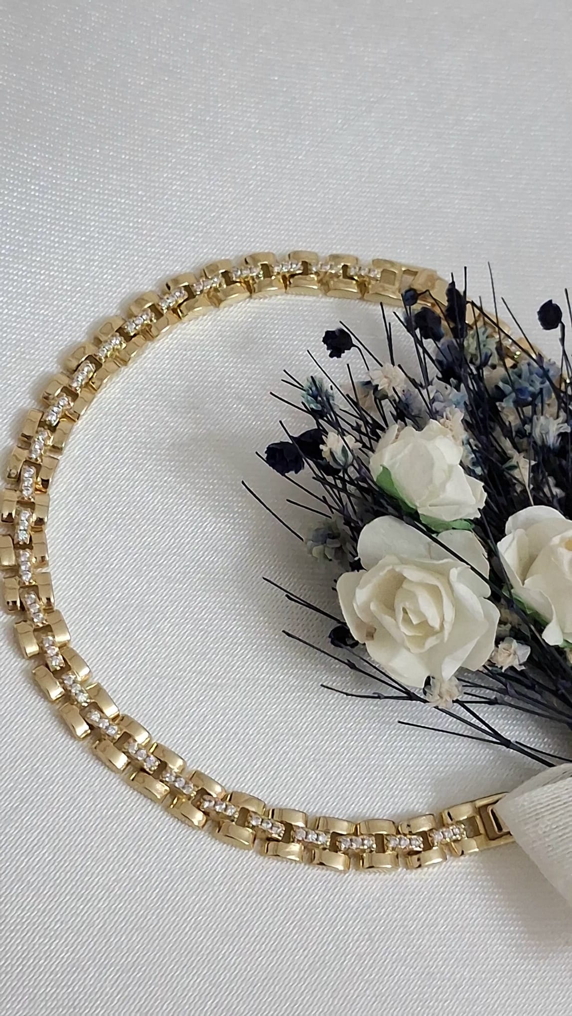 XUPING Bileklik - Kare Taşlı Romen Rakamlı